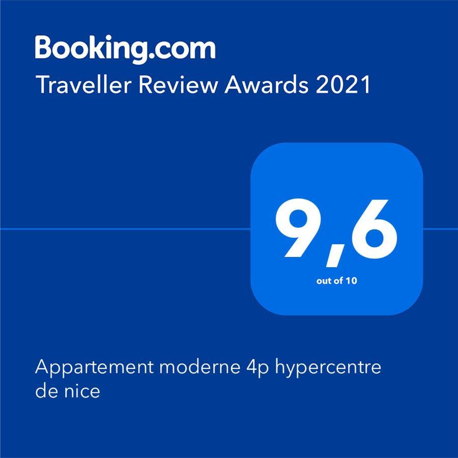 Appartement Moderne 4P Hypercentre De Nice Exteriör bild